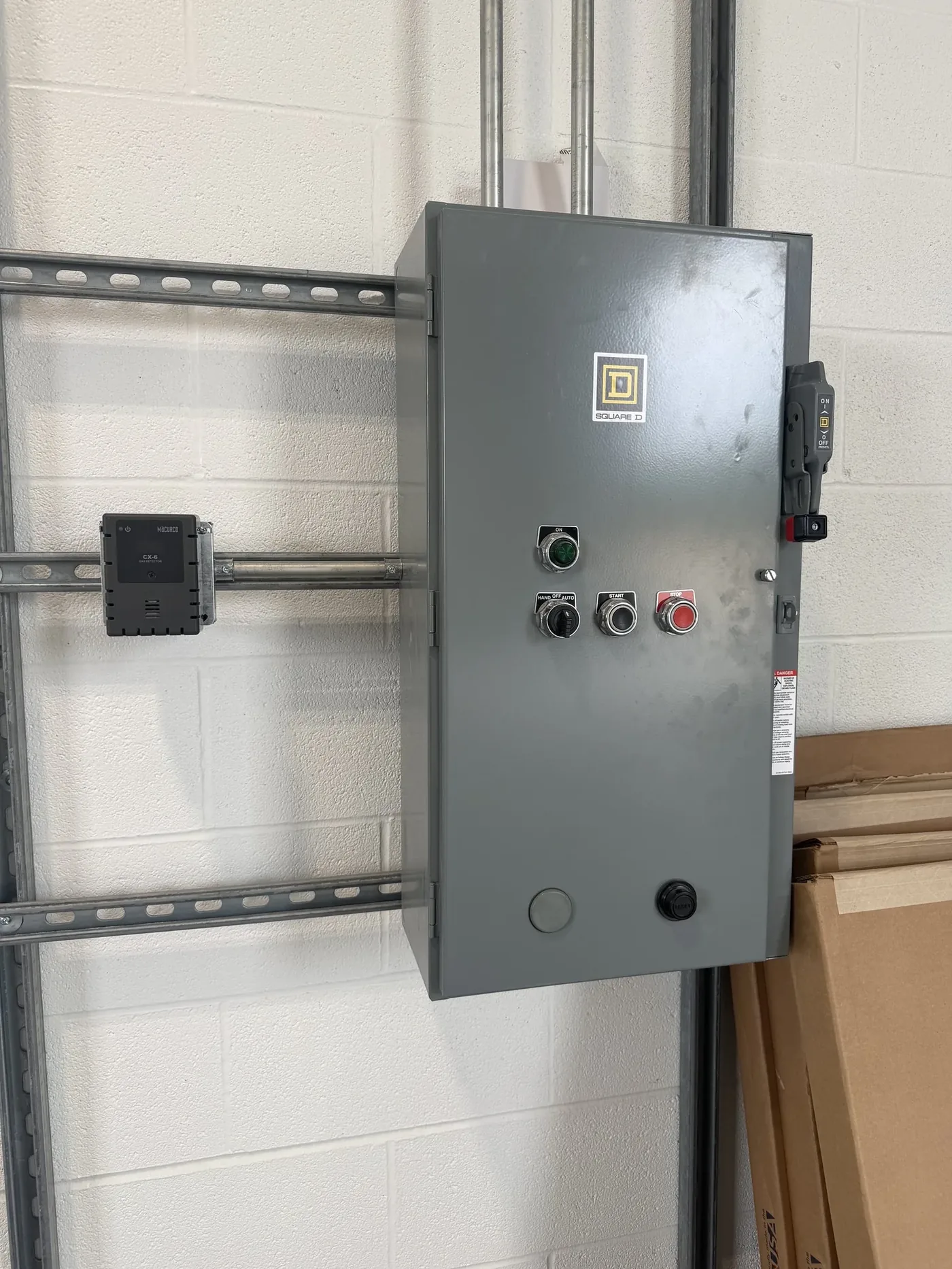 Square D equipment control panel wired by Freedom Electric in Rolla MO